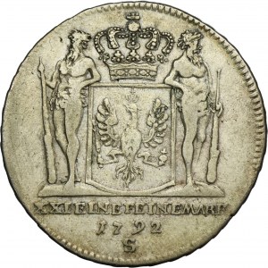 Germany, Kingdom of Prussia, Friedrich Wilhelm II, 2/3 Thaler Schwabach 1792 S