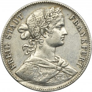 Germany, City of Frankfurt, Thaler Frankfurt 1860