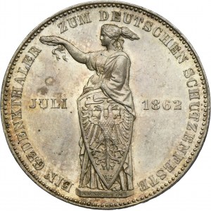 Germany, Free City of Frankfurt, Thaler 1862