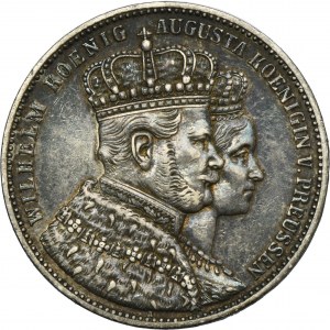 Germany, Kingdom of Prussia, Wilhelm I, Crown Thaler Berlin 1861