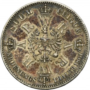 Germany, Kingdom of Prussia, Wilhelm I, Crown Thaler Berlin 1861