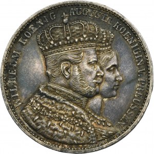 Germany, Kingdom of Prussia, Wilhelm I, Crown Thaler Berlin 1861