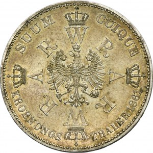 Germany, Kingdom of Prussia, Wilhelm I, Crown Thaler Berlin 1861