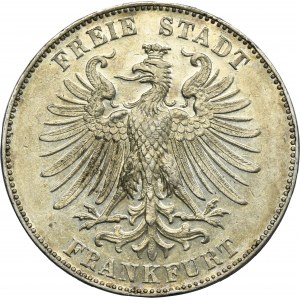 Germany, City of Frankfurt, Thaler 1859