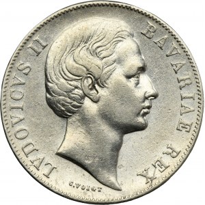Germany, Kingdom of Bavaria, Ludwig II, Thaler Munich 1869