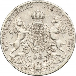 Germany, Kingdom of Hannover, Georg V, Thaler Hannover 1859 B