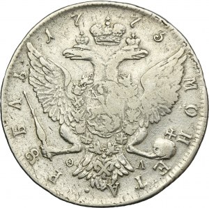 Russie, Catherine II, Rouble St. Petersburg 1773 СПБ ФЛ