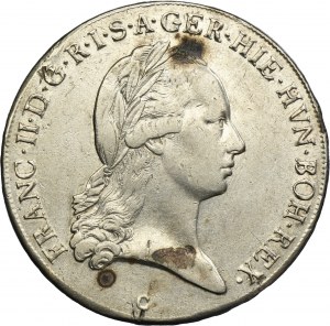 Austrian Netherlands, Franz II, Thaler (Kronentaler) Prague 1796 C