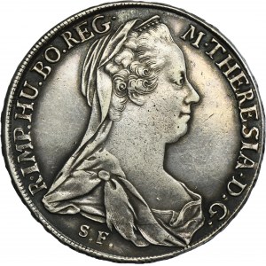 Austria, Maria Theresa, Thaler Günzburg 1780 SF