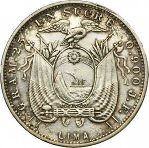 Ecuador, 1 Sucre Lima 1897