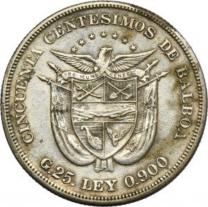 Panama, République, 50 Centésimos 1905