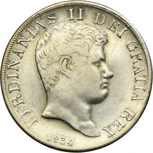 Italy, Kingdom of the Two Sicilies, Ferdinand II, 120 Grana Naples 1834