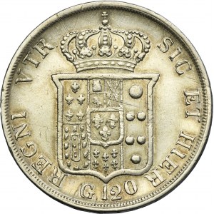 Italy, Kingdom of the Two Sicilies, Ferdinand II, 120 Grana Naples 1834