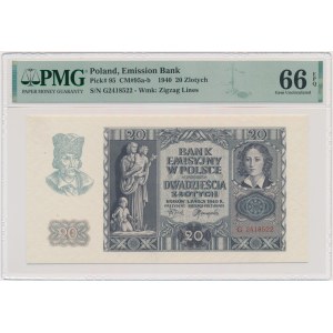 20 złotych 1940 - G - PMG 66 EPQ