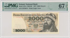 2,000 gold 1977 - E - PMG 67 EPQ