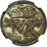 Michael I Wisnowiecki, Schilling Danzig 1670 - NGC MS62 - ex. Potocki