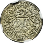 Silesia, Duchy of Liegnitz-Brieg-Wohlau, Friedrich II, Grochen Liegnitz undated - RARE - NGC MS61