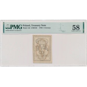 5 groszy 1794 - PMG 58