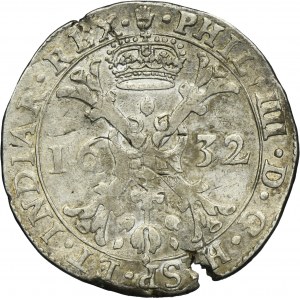 Spanish Netherlands, Brabant, Philip IV, Patagon Antwerp 1632