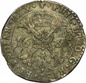Pays-Bas espagnols, Flandre, Philippe IV, Patagon Bruges 1665