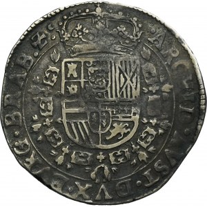 Spanish Netherlands, Flanders, Charles II, Patagon Bruges 1672