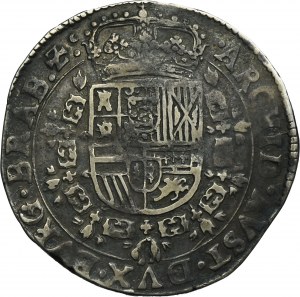 Spanish Netherlands, Flanders, Charles II, Patagon Bruges 1672