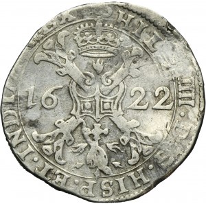 Spanish Netherlands, Brabant, Philip IV, 1/2 Patagon Brussels 1622
