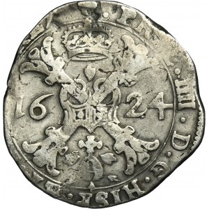 Spanish Netherlands, Brabant, Philip IV, 1/2 Patagon Brussels 1624