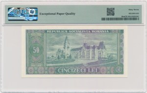 Romania, 50 Lei 1966 - PMG 67 EPQ