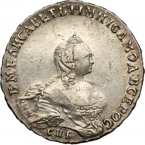 Russia, Elizabeth II, Rouble Petersburg 1756 СПБ IM