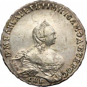 Russia, Elizabeth II, Rouble Petersburg 1756 СПБ IM