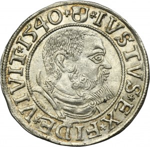 Duchy of Prussia, Albert Hohenzollern, Groschen Königsberg 1540 - PRVSS