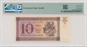 Slovaquie, 10 couronnes 1943 - MODÈLE - PMG 65 EPQ
