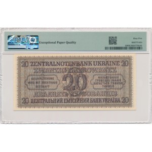 Ukraina, 20 karbowańców 1942 - PMG 65 EPQ