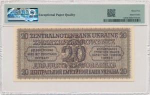 Ukraine, 20 escarboucles 1942 - PMG 65 EPQ