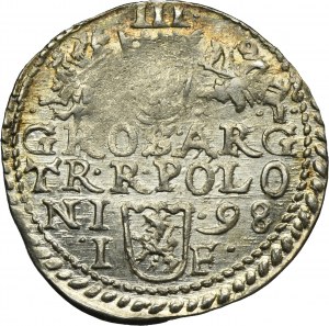 Sigismund III Vasa, 3 Groschen Olkusz 1598