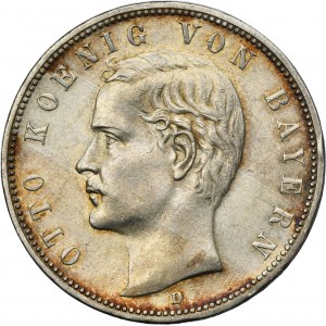 Germany, Bavaria, Otto, 5 Mark Munich 1902 D