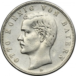 Germany, Bavaria, Otto, 5 Mark Munich 1903 D