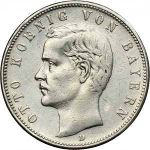 Germany, Bavaria, Otto, 5 Mark Munich 1903 D