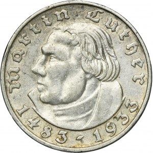 Germany, Weimar Republic, 2 Mark Berlin 1933 A