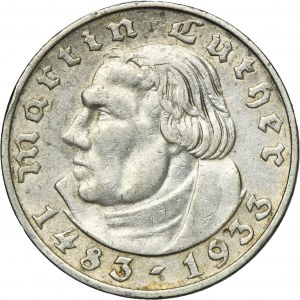 Germany, Weimar Republic, 2 Mark Berlin 1933 A