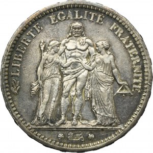 France, Third Republic, 5 Francs Paris 1873 A