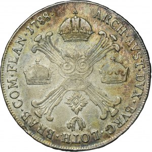 Austrian Netherlands, Joseph II, 1/2 Thaler Wien 1788