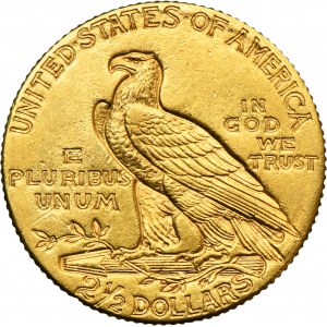 USA, 2 1/2 Dollar Philadelphia 1909 - Indian Head