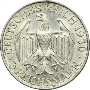 Allemagne, République de Weimar, 3 Marks Berlin 1930 A - Graf Zeppelin