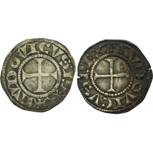 Set, France, Louis IX, Denier Tournois (2 pcs.)