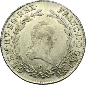 Austria, Franz II, 20 Kreuzer Kremnitz 1804 B