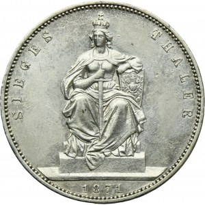 Germany, Kingdom of Prussia, Wilhelm I, Siegesthaler Berlin 1871 A