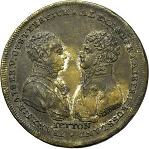 Russia, Alexander I, Token commemorating the Battle of Leipzig 1813