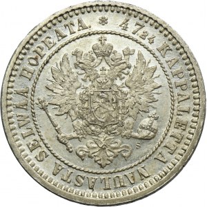 Finland Autonomy, Alexander II, 2 Markkaa Helsinki 1870
